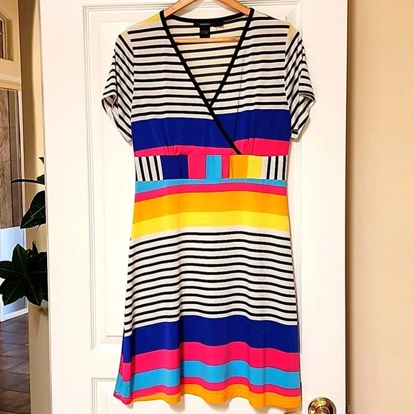 RADZOLI striped dress, size Large - Picture 1 of 4